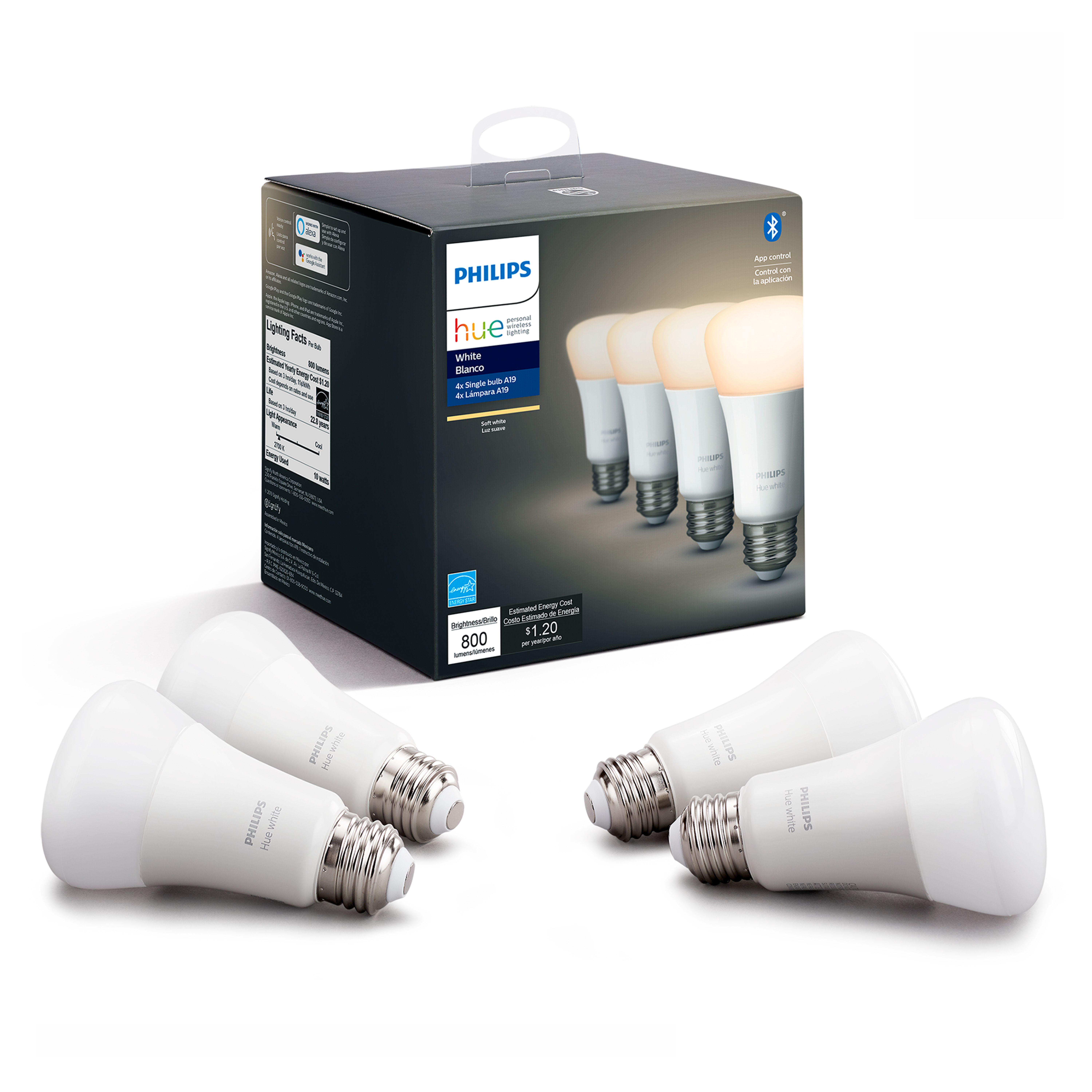 PHILIPS Hue white LED電球 800ルーメン 6個セット PHILIPS Hue white LED電球 800ルーメン 6個セット Philips Hue