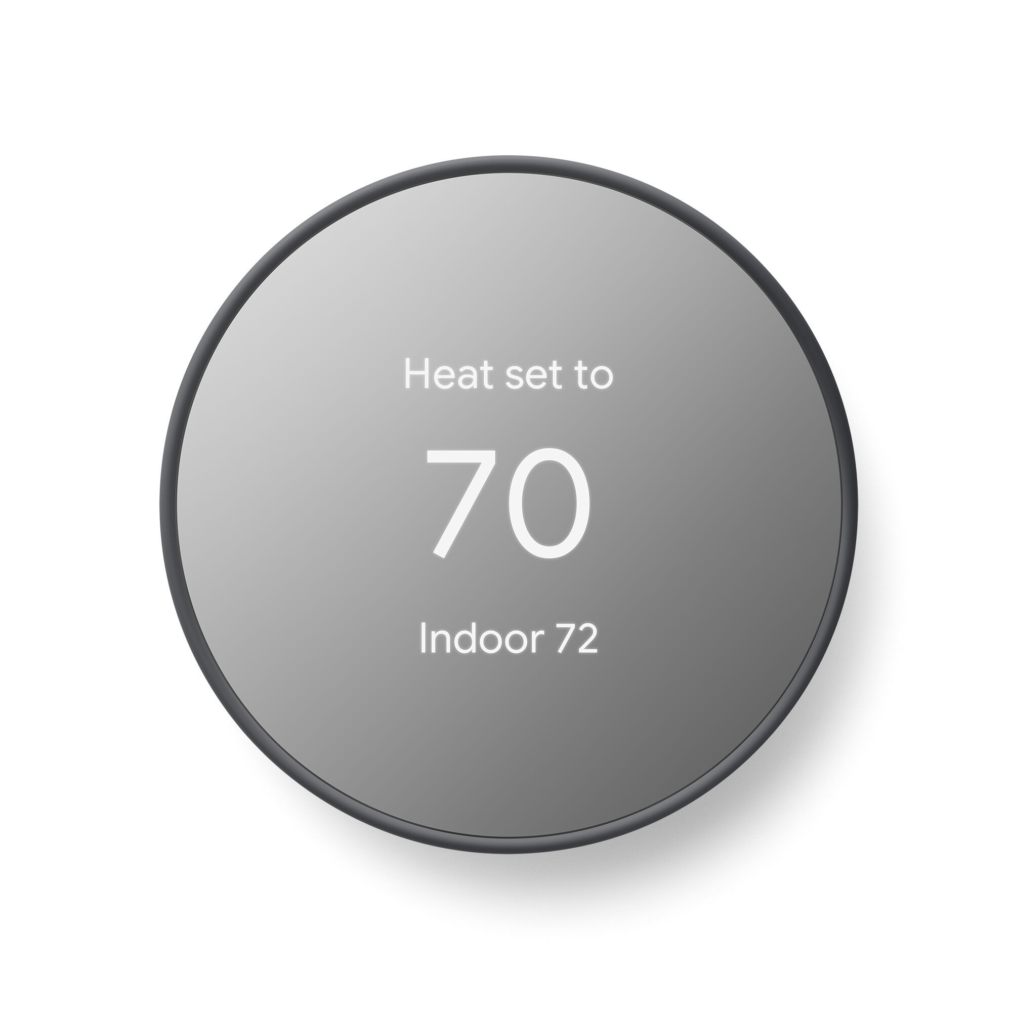 Google Nest Thermostat Charcoal