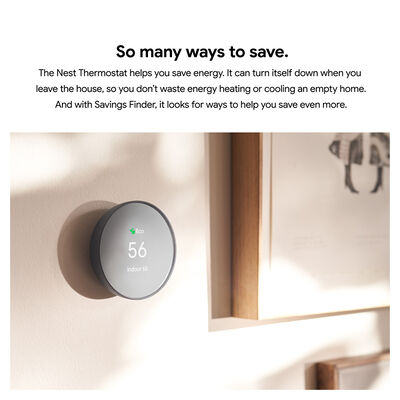 Google Nest Thermostat Charcoal Jackson EMC Marketplace